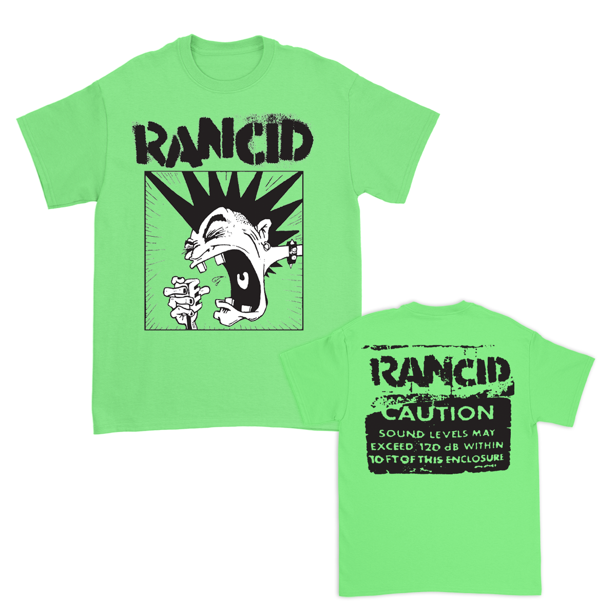 Screaming Mohawk T-Shirt (Key Lime) – Rancid Store US Screaming Mohawk T-Shirt (Key Lime) – Rancid Store US