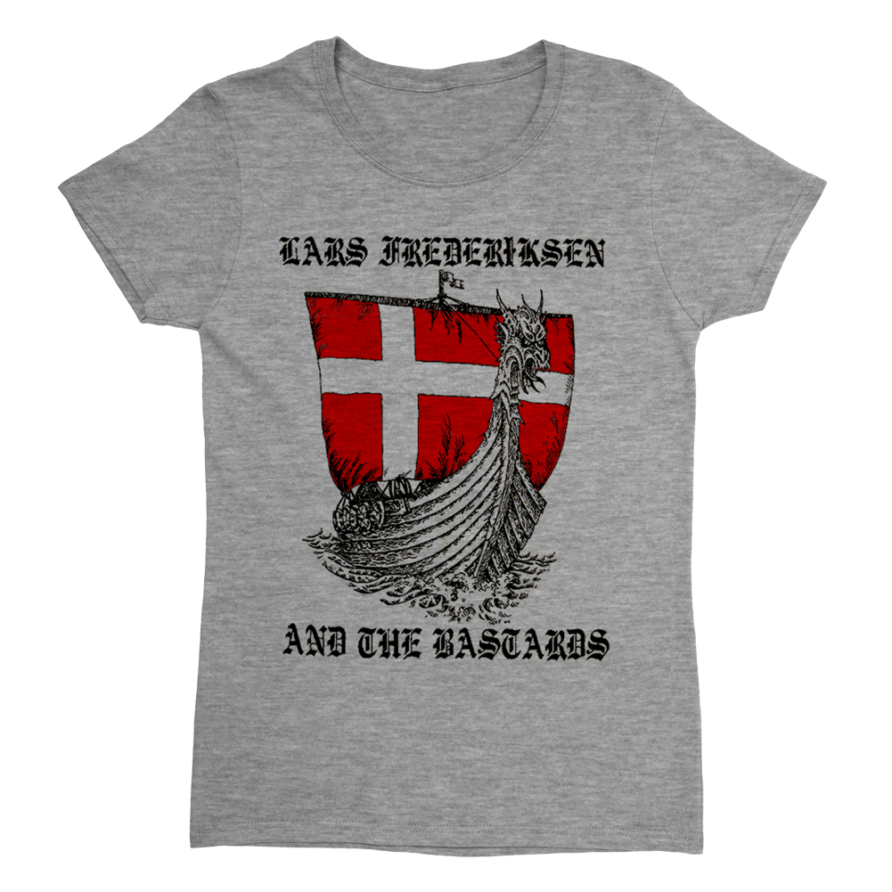Ship Fitted Womens T-Shirt (Grey)