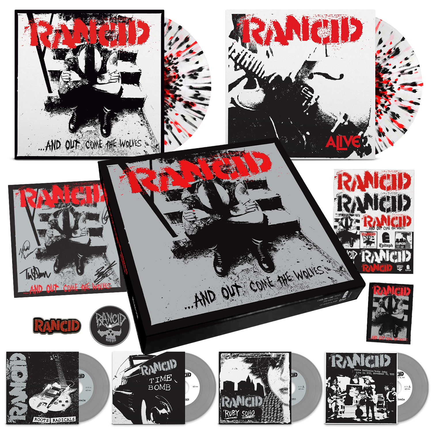 And Out Come The Wolves 30th Anniversary Box Set (Signed) – Rancid