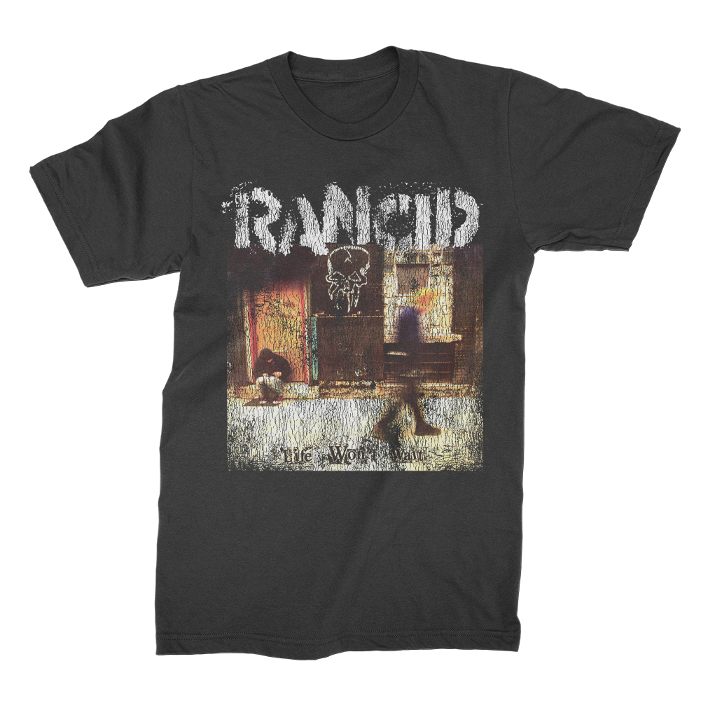 Life Won't Wait Vintage Cover Tee (Dark Grey) – Rancid Store US Life Won't Wait Vintage Cover Tee (Dark Grey) – Rancid Store US
