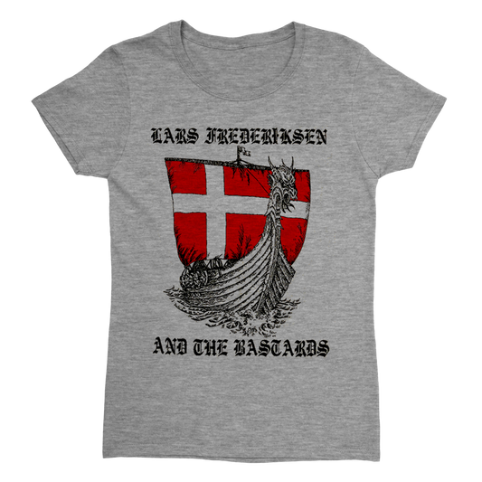 Ship Fitted Womens T-Shirt (Grey)