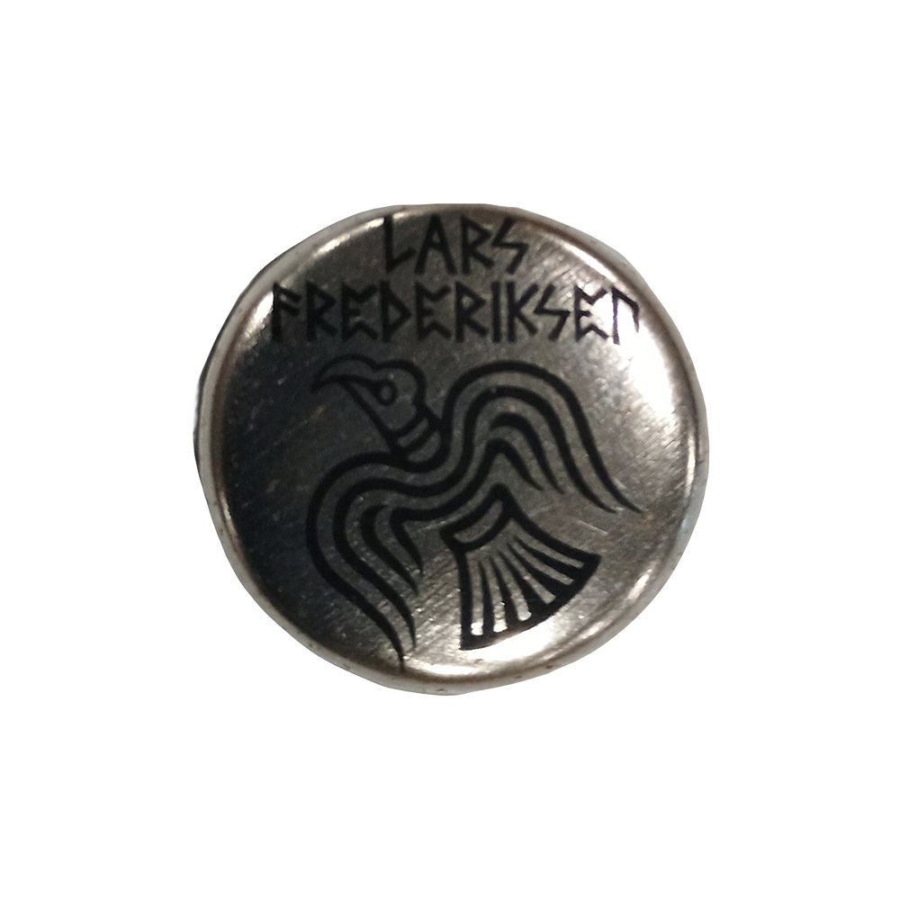 Raven 1” Button (Silver)