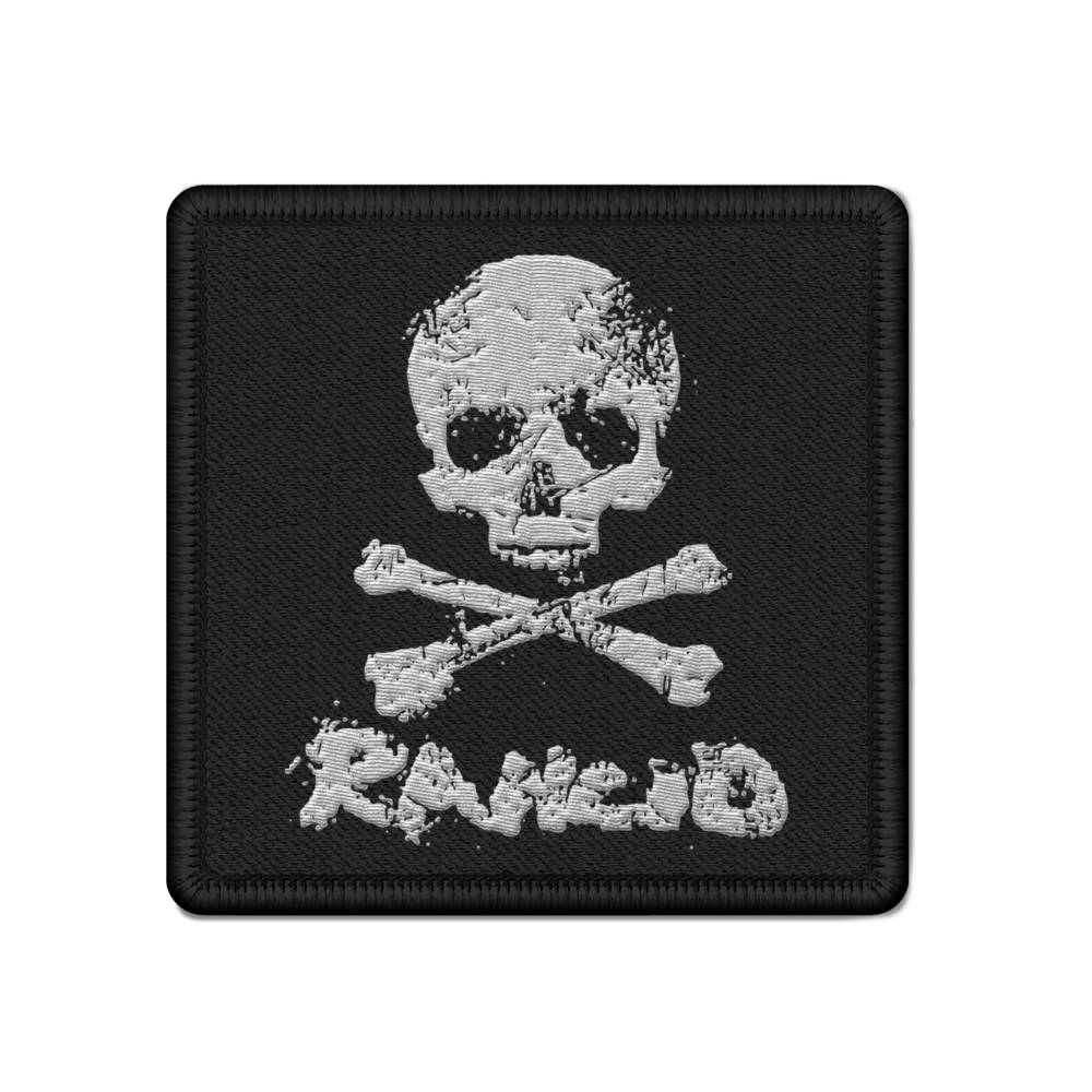 D-Skull Woven Patch 4x4