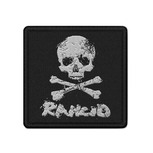 D-Skull Woven Patch 4x4