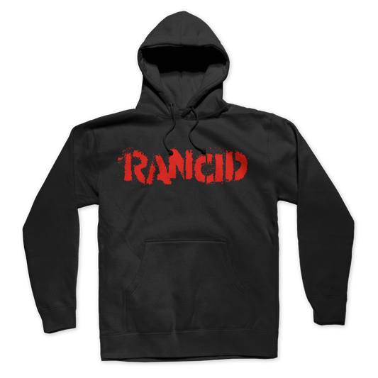 Stencil Logo Pullover Hoodie (Black)